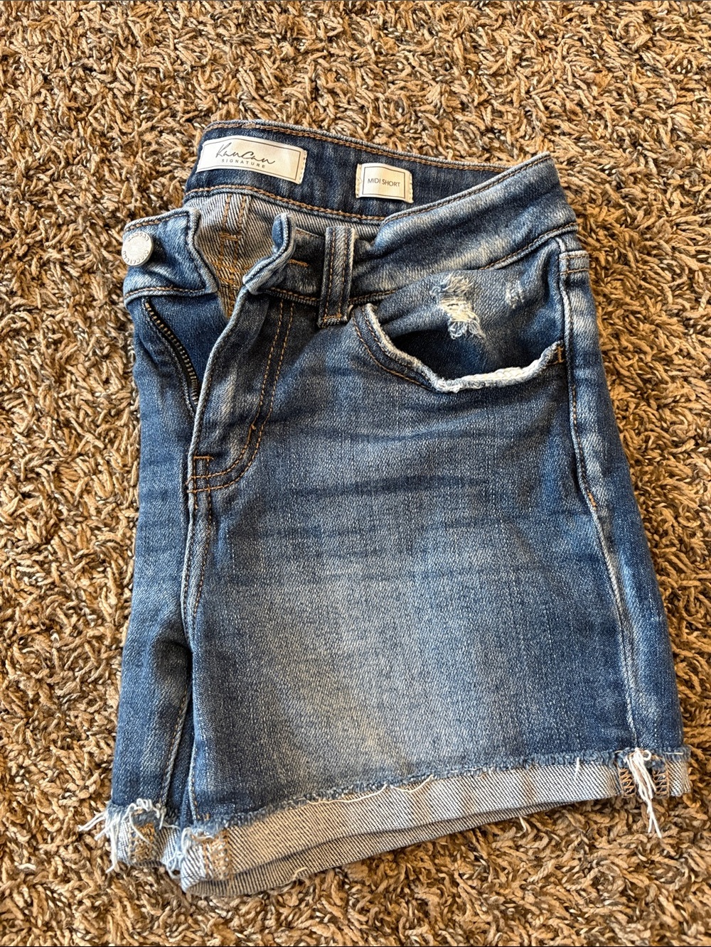 KanCan Girls Denim Shorts - Blue